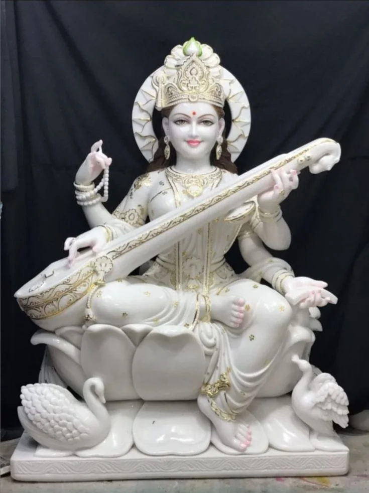 Saraswati on Lotus