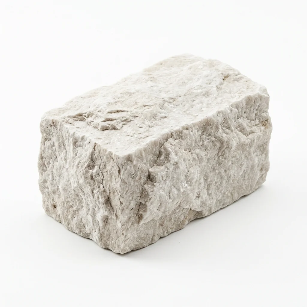Rough natural-split Agariya White Marble block sample