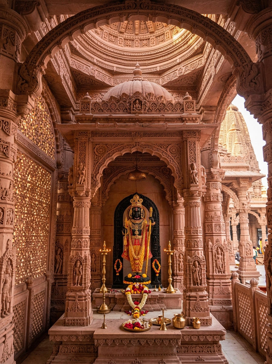 Spiritual Collections in Bansi Paharpur Sandstone