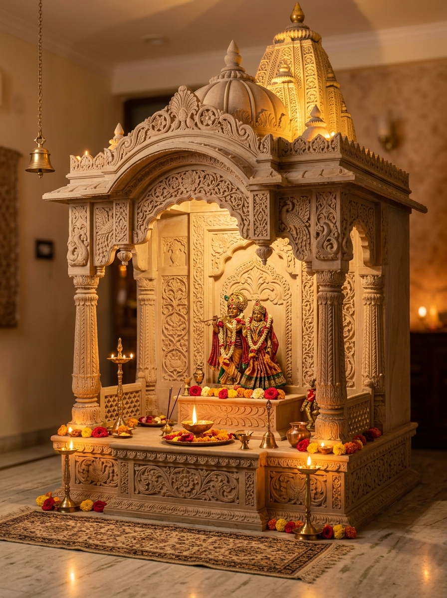 Spiritual Collections in Dholpur Beige Sandstone