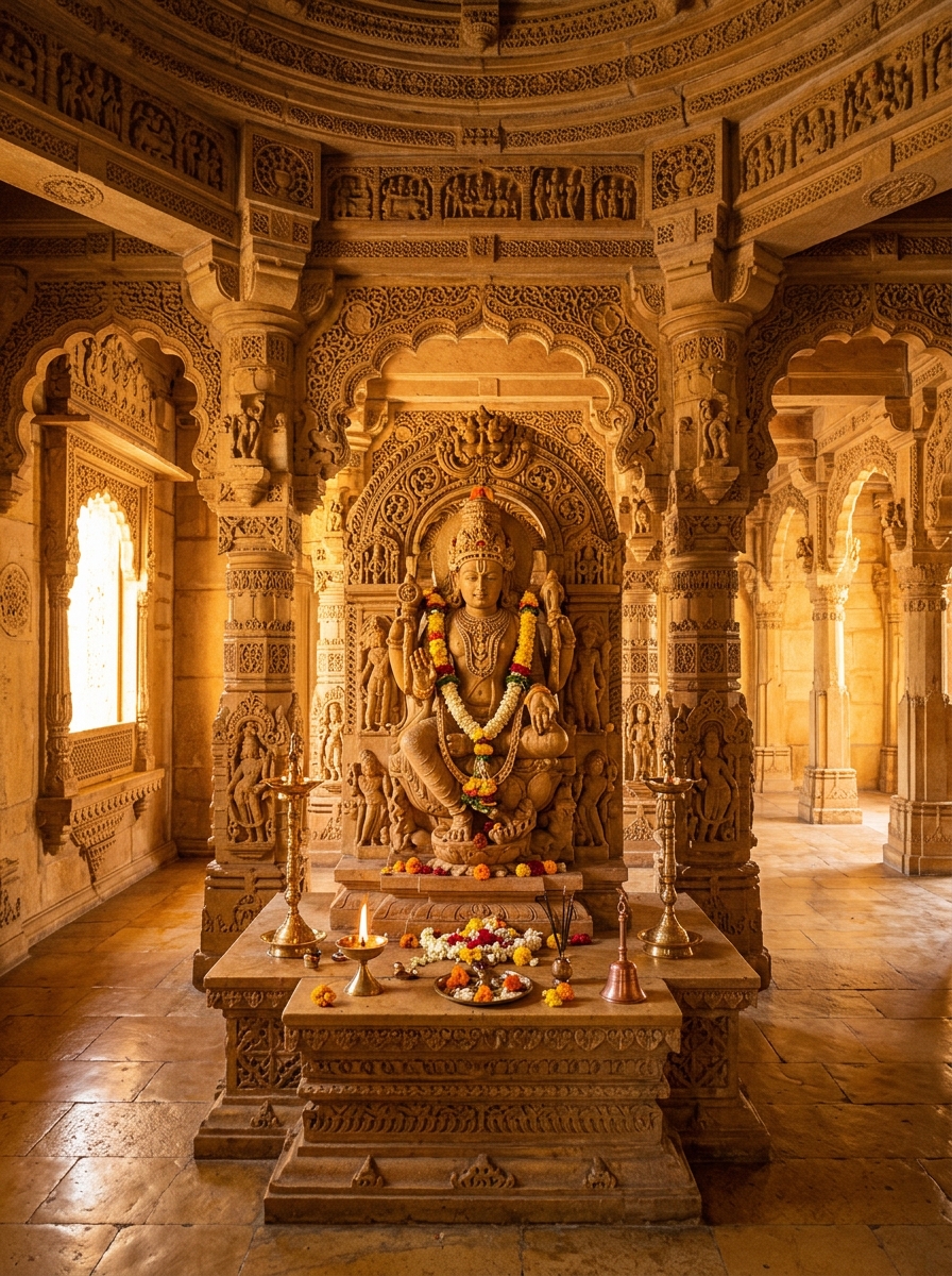 Spiritual Collections in Jaisalmer Yellow