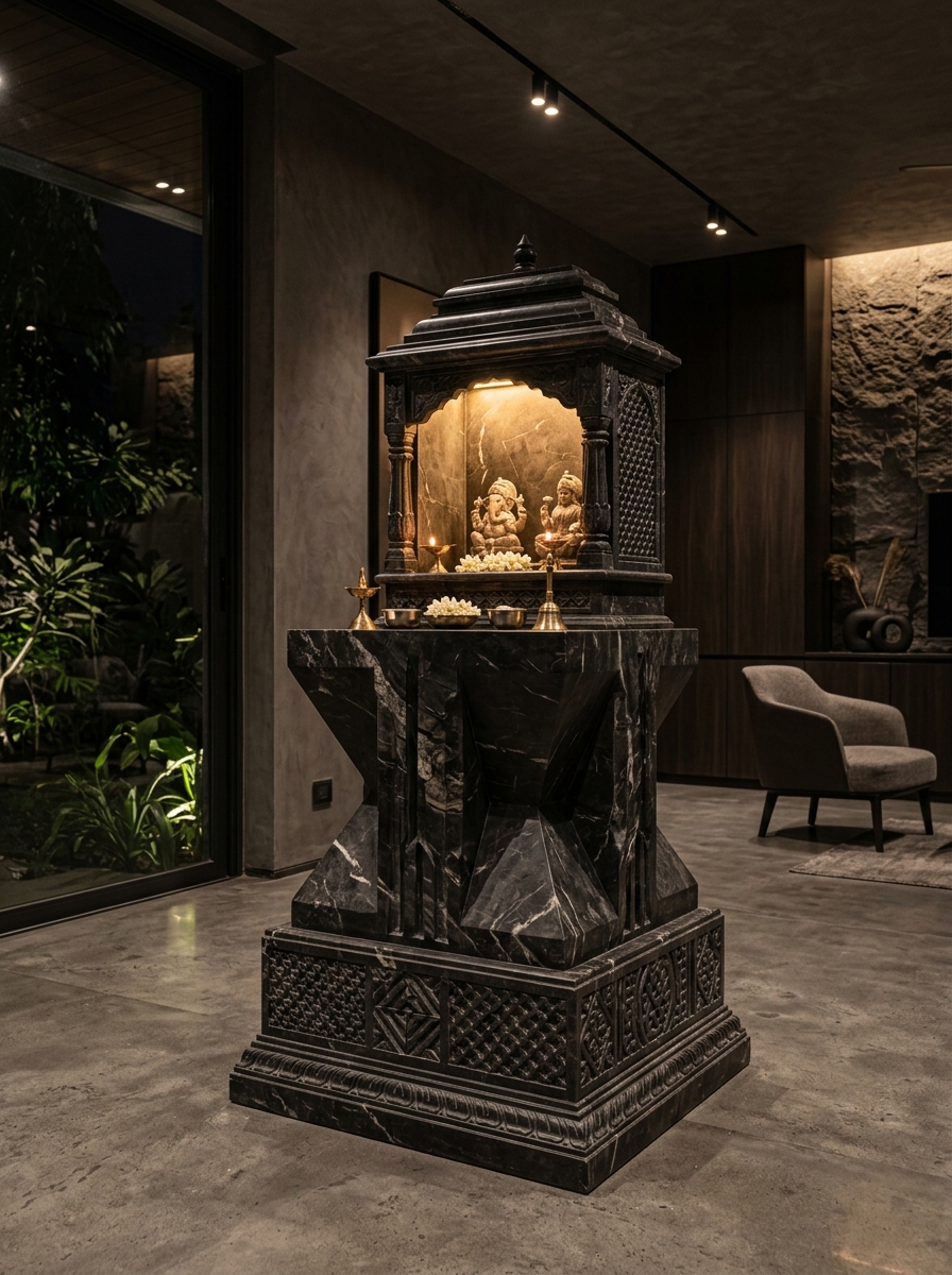 Spiritual Collections in Marine Black Marble