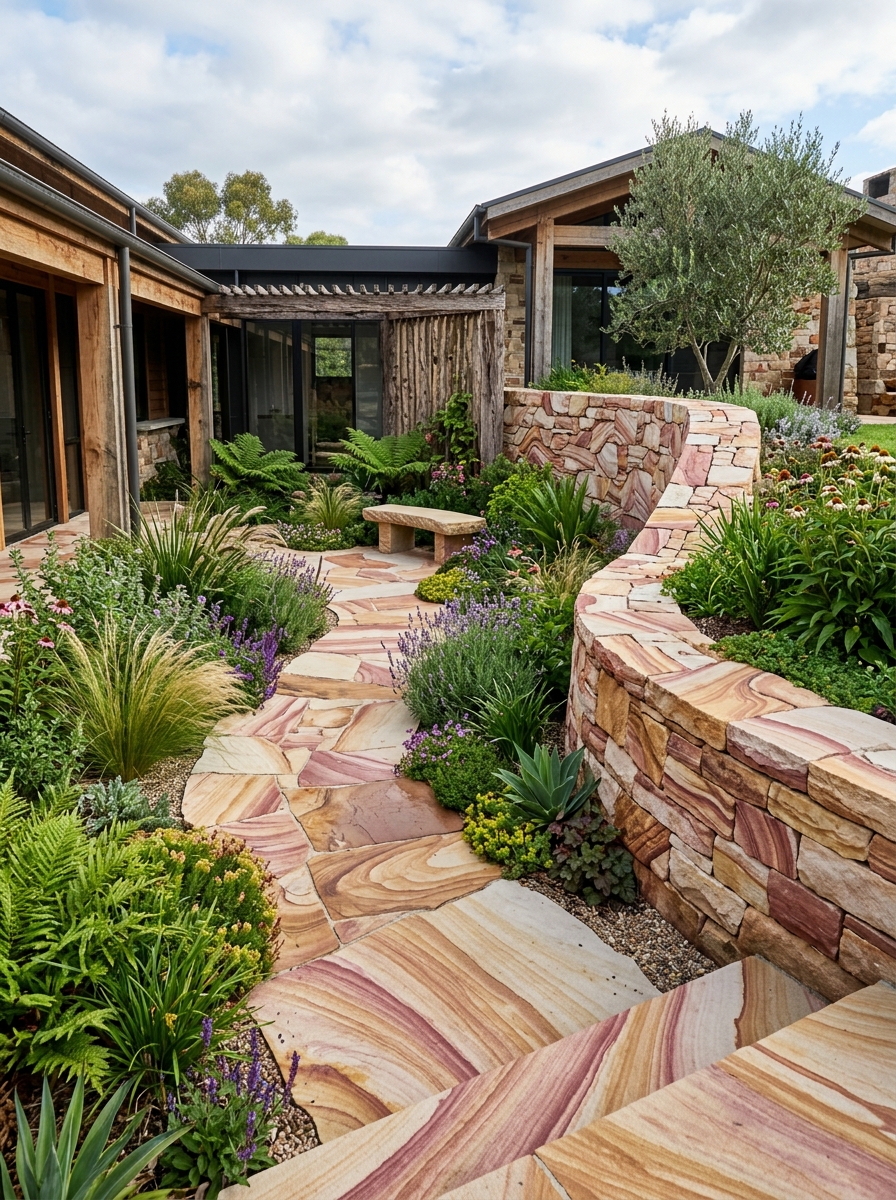 Landscape Elements in Rainbow Sandstone