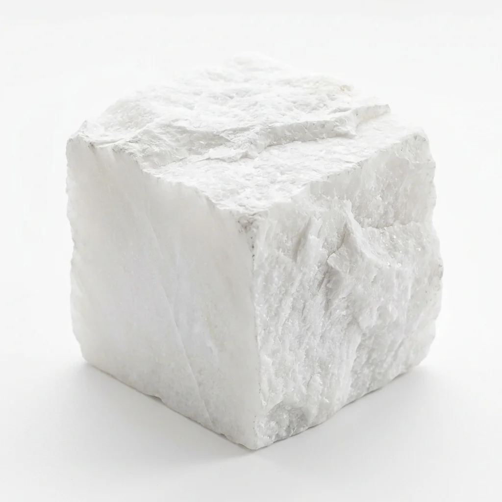 Rough natural-split Vietnam White Marble block sample
